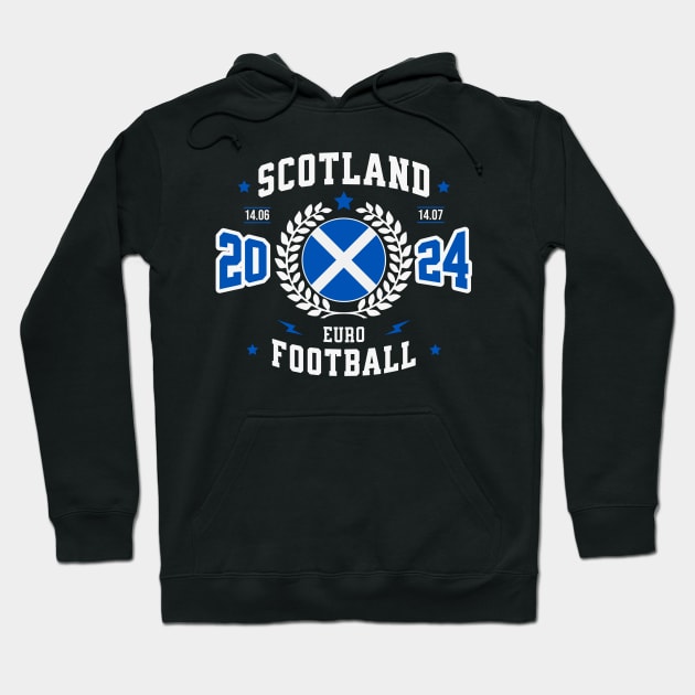 Scotland 2024 football fan Hoodie by Kicosh